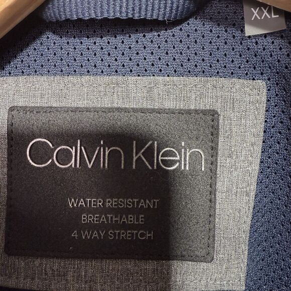 Calvin Klein Water Resistant 4-Way Stretch Jacket Men’s Size XXL Gray - Picture 4 of 7
